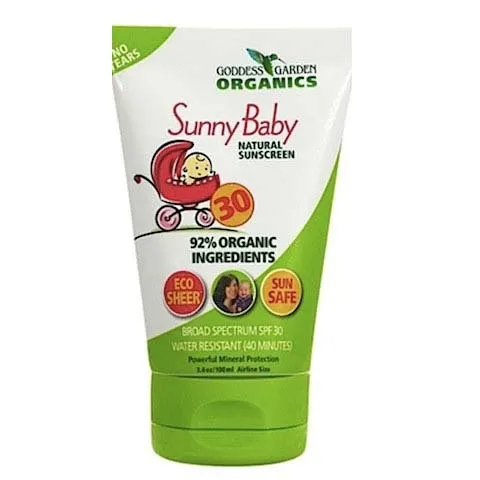Kehe Solutions - 96290 - Goddess Garden Sunscreen Natural Baby SPF 30, 3.4 oz