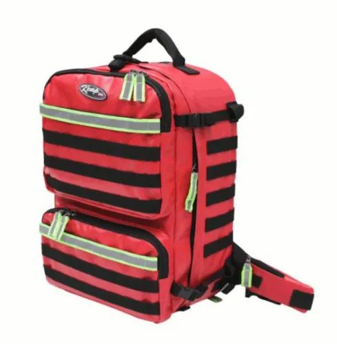 Kemp USA - 10-122-RED-TPN - Tarpaulin Fluid-resistant Rescue And Tactical Ems Bag