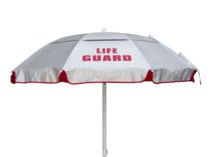 Kemp USA - 12-003-RED-GRD - Umbrella With Guard Wind