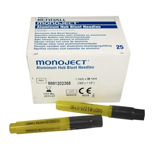 Kendall-Covidien From: 8881202355 To: 8881541125 - Monoject Blunt Cannula 19 Gauge Monoject Safety I.V. Access