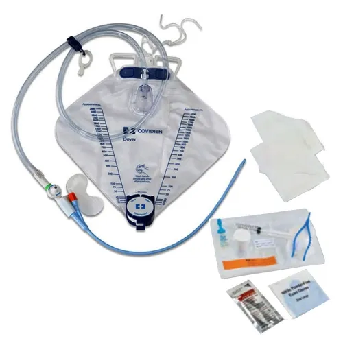 Kendall-Covidien From: PP14SD To: PP18SD - Dover 100% Silicone 2-Way Foley Catheter Tray