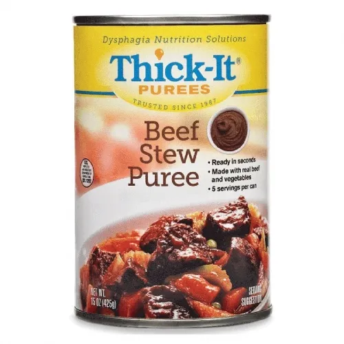 Kent Precision Foods Group - H308 - Thick-It Beef Stew Puree 15 oz. Can, Food Starch-Modified