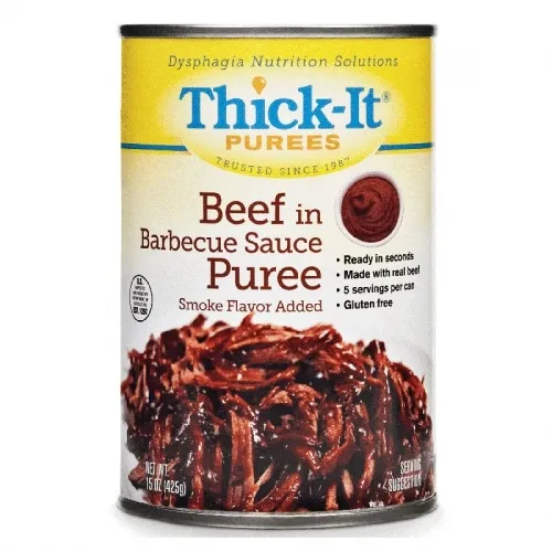 Kent Precision Foods - Thick-It - H309-F8800 - Thick It Thickened Food Thick It 15 oz. Can Beef in BBQ Sauce Flavor Puree IDDSI Level 4 Extremely Thick/Pureed