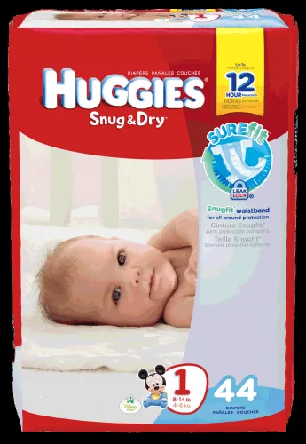 Kimberly Clark - 40674 - Huggies Snug And Dry Diapers
