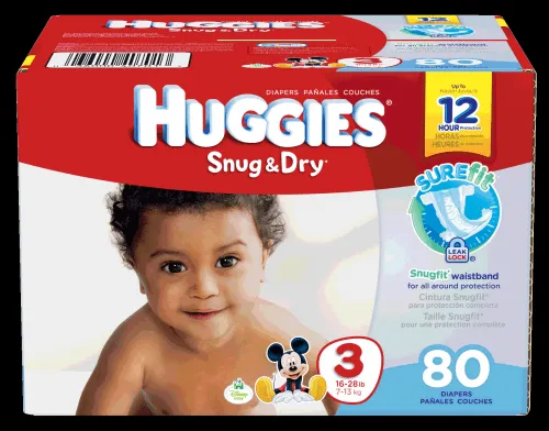 Kimberly Clark - 40703 - HUGGIES Snug and Dry Diapers, Step 5.