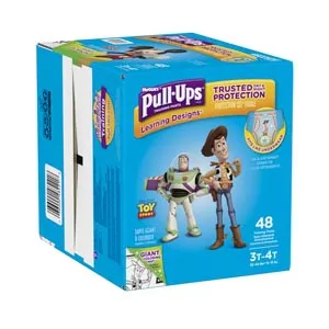 Kimberly Clark - From: 48221 To: 48231 - Pull Ups Learning Designs Training Pants, Boy, 3T 4T, Big Pack, REPLACES 6945157