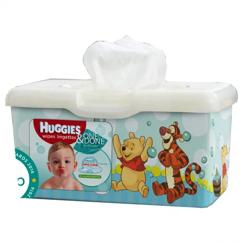 Kimberly Clark - 50419 - HUGGIES Refreshing Baby Wipes Tub