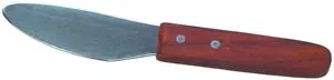 Kinsman Enterprises - 15005 - Knife, Curved Blade, Stainless Steel with Wood Handle (KS15005, 051108) (DROP SHIP ONLY)