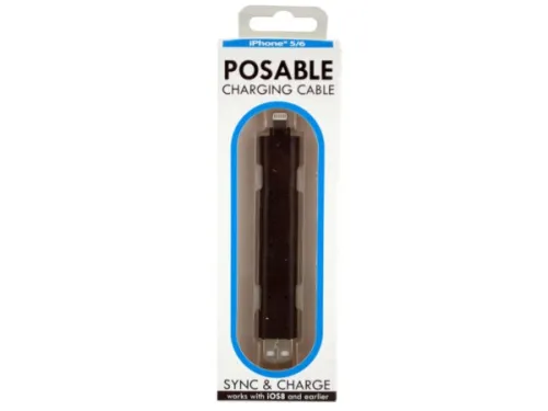 Kole Imports - EL635 - Iphone Usb Posable Sync &amp; Charge Cable
