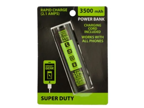 Kole Imports - EL982 - Super Duty Dual Port Portable Power Bank