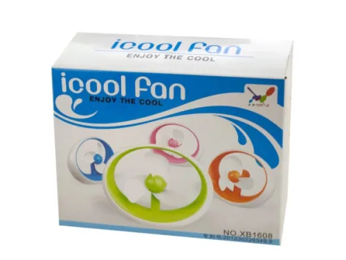 Kole Imports - EN038 - Icool Neon Usb Personal Desk Fan
