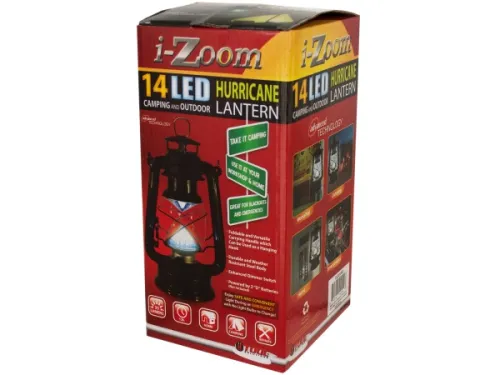 Kole Imports - FD002 - Classic 14 Led Hurricane Lantern With Dimmer Switch