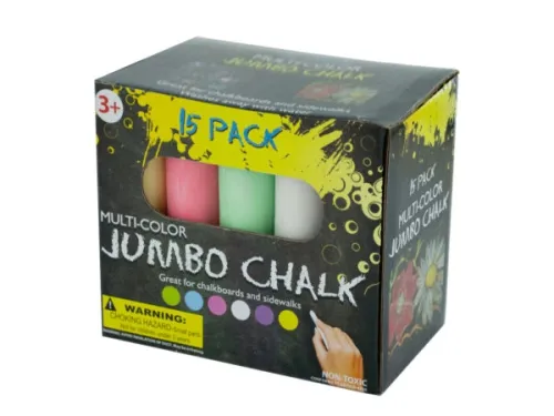 Kole Imports - GR158 - Multi-color Jumbo Chalk Set