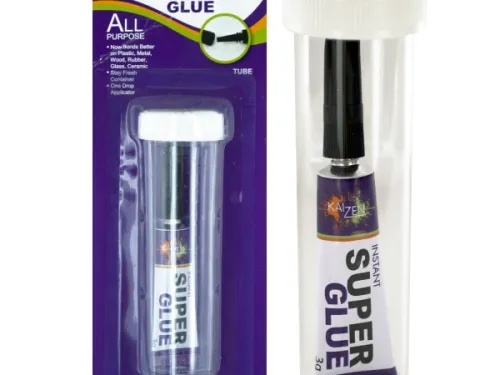Kole Imports - HG370 - All Purpose Instant Super Glue Mini Tubes Set