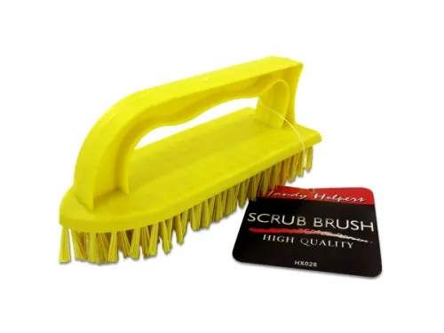 Kole Imports - HX028 - Iron-shaped Scrub Brush With Handle