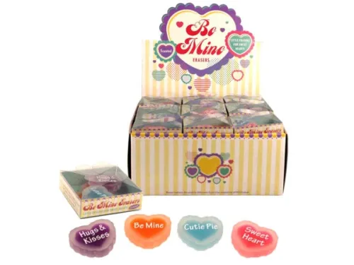 Kole Imports - Kk704 - Be Mine Scented Erasers Countertop Display