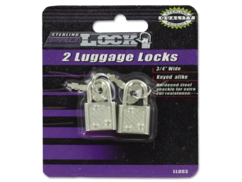 Kole Imports - LL003 - Luggage Locks With Keys