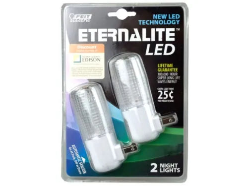 Kole Imports - MA185 - Feit Electric Eternalite Led Night Light 2 Pack
