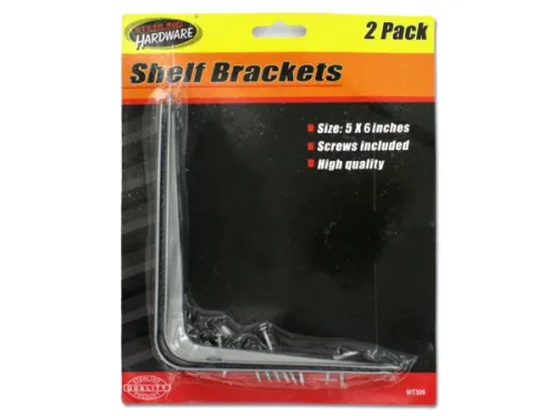 Kole Imports - MT309 - Shelf Brackets With Screws