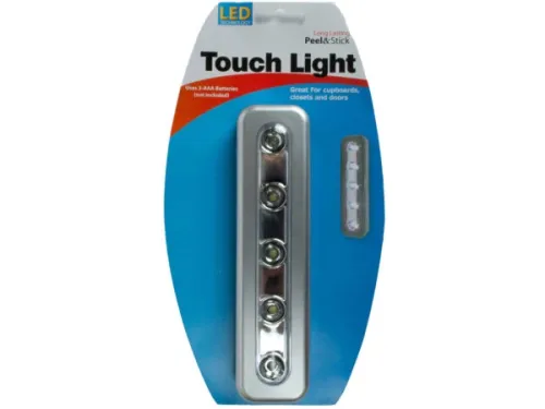 Kole Imports - OB921 - Peel &amp; Stick Led Touch Light