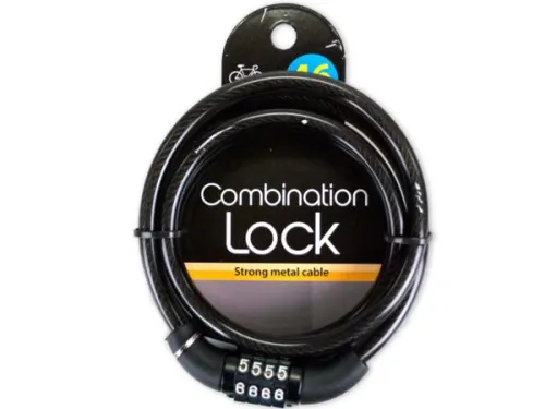 Kole Imports - Oc189 - Combination Cable Lock