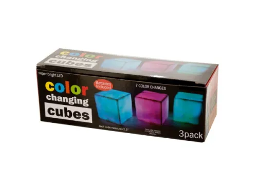 Kole Imports - OD856 - Color Changing Light Cubes Set