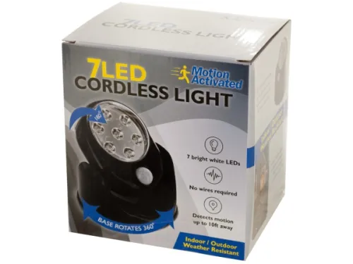 Kole Imports - OF519 - 7 Led Rotatable Cordless Light