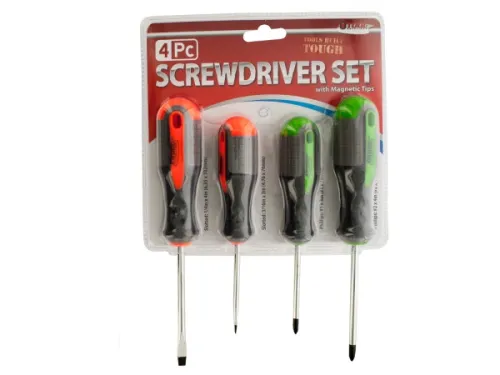 Kole Imports - OF642 - Screwdriver Set With Magnetic Tips