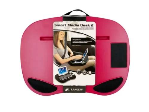 Kole Imports - OL020 - Pink Smart Media Lapdesk