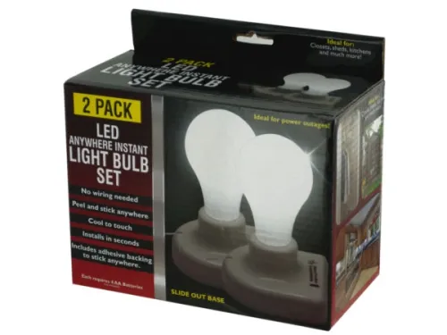 Kole Imports - OL966 - Led Anywhere Instant Light Bulb Set