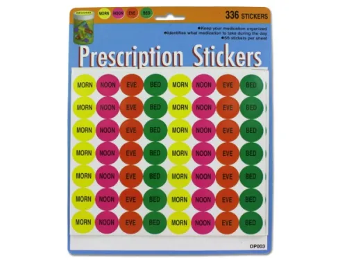 Kole Imports - OP003 - Prescription Stickers