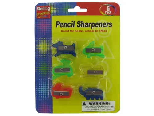 Kole Imports - OP209 - Animal Shaped Pencil Sharpeners