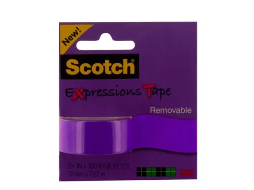 Kole Imports - From: OP643 To: OP644 - Scotch Expressions Removable Tape Purple