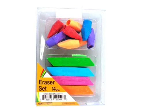 Kole Imports - Os114 - Colorful Eraser Set