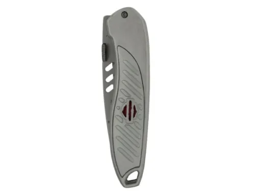Kole Imports - OS712 - Gray Serrated Blade Pocket Knife