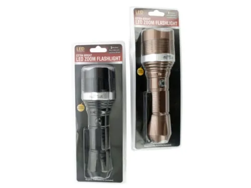 Kole Imports - OS910 - Extra Bright Led Zoom Flashlight With Dimmer Control