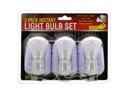 Kole Imports - OS975 - Instant Led Light Bulb Set