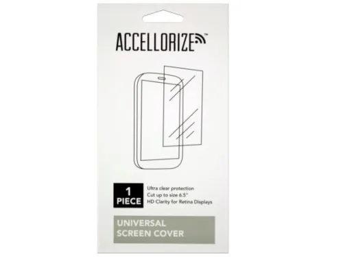 Kole Imports - PF041 - Accellorize Universal Phone Screen Cover