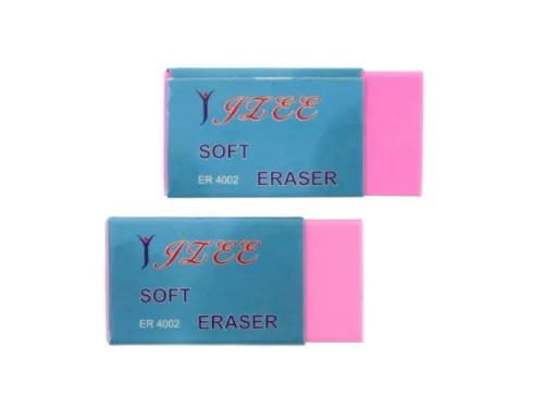 Kole Imports - SC429 - Soft Pink Eraser Set