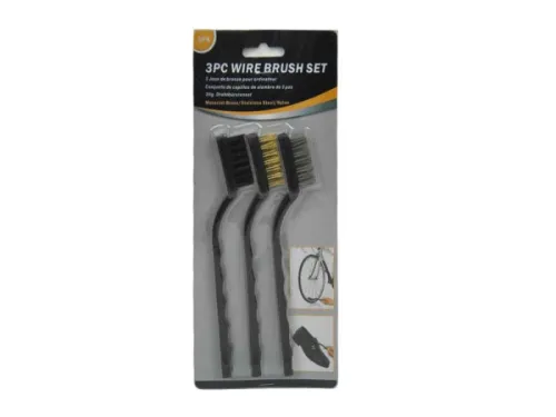 Kole Imports - From: UU585 To: UU586 - Wire Brush Set, Pack Of 3