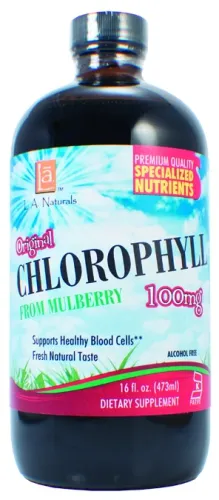 L A Naturals - 1136246 - Chlorophyll 100mg from Mulberry Leaf