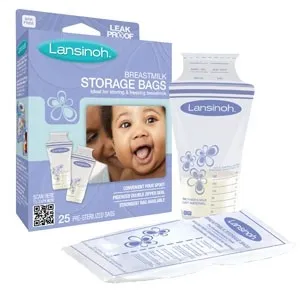 Lansinoh Labs From: 20435 To: 20450 - Breastmilk Storage Bags (25 Count) (50