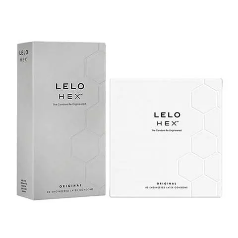 Lelo - 7350075 022470 - Hex Condom Original, 3 pack.