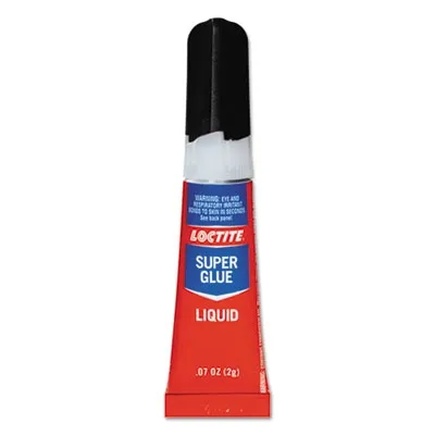 Loctitecor - LOC1363131 - Super Glue Liquid Tubes, 0.07 Oz, Dries Clear, 2/pack 