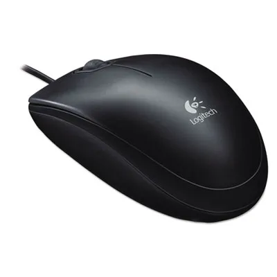 Logitech - LOG910001439 - B100 Optical Usb Mouse, Usb 2.0, Left/right Hand Use, Black 