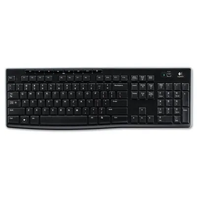 Logitech - LOG920003051 - K270 Wireless Keyboard, Usb Unifying Receiver, Black