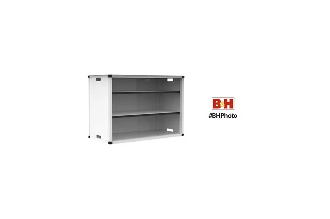 Luxor - MBSCB04 - Bookshelf  Add-On Wide Module  1-5” casters -two with locking brakes-  Overall dimensions -wide-stacked module- 13” W x 27” D x 21” H -DROP SHIP ONLY-