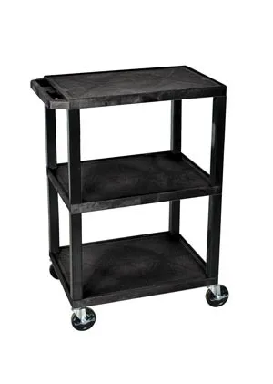 Luxor - From: WT34GYS To: WT34S - Utility Cart, Shelf Clearance, 200 lbs Capacity (evenly distributed)