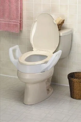Maddak From: 1147A To: 1147A - Elevated Toilet Seat W/Arms Standard 19 Wide Elongated Tall-Ette W/Legs X-Wide 300 Lb. Alum X-W 600