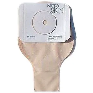 Marlen - UltraLite - 50538 - UltraLite shallow convex 1-1/2" opaque pouch with skin shield barrier.  Cloth-like comfort cover on body side, with Kwick-Klose II Fastener.